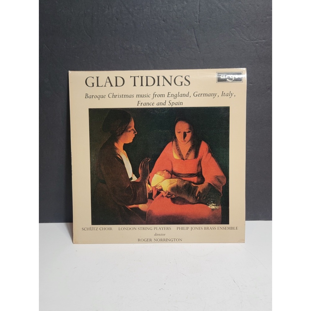 Glad Tidings Baroque Christmas Schutz Choir Roger Norrington Vinyl Record Album